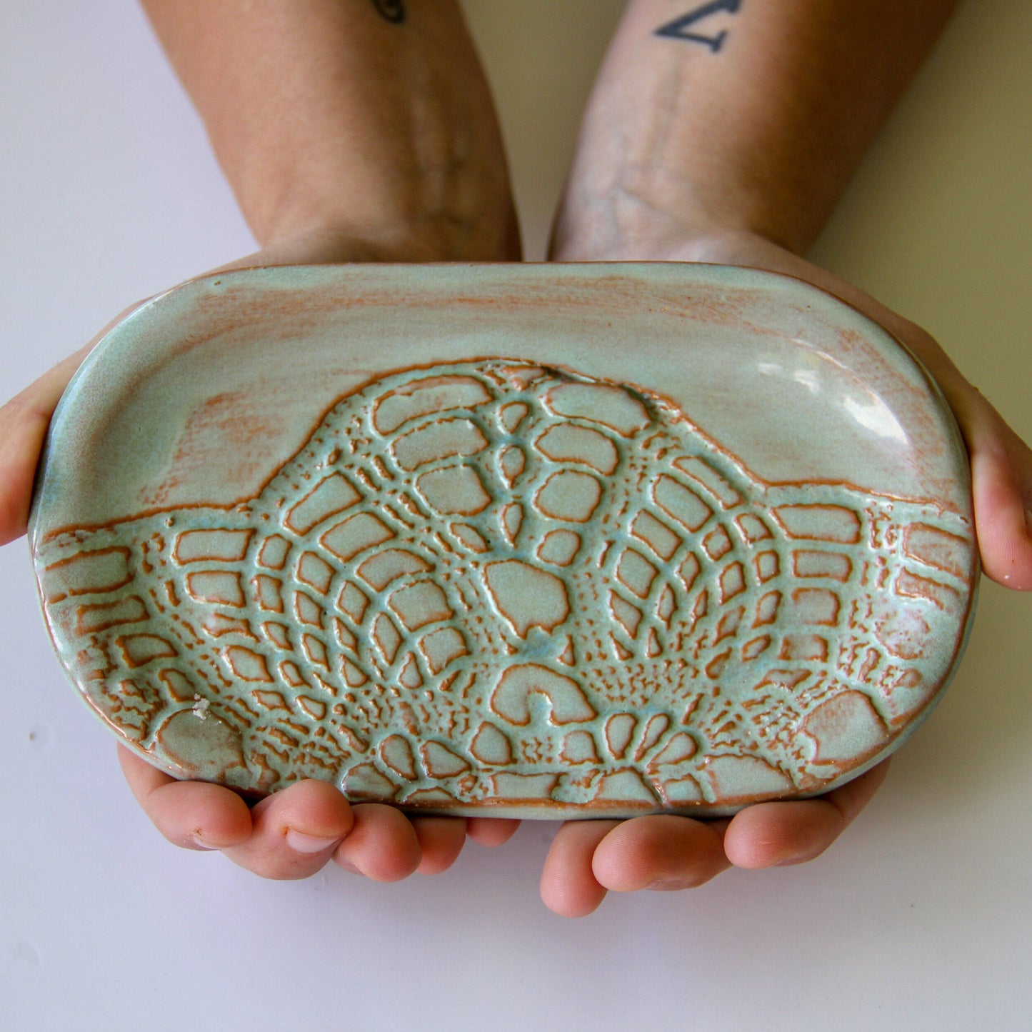 Ceramic Soap Dish - Sea Spray - Ceramic
