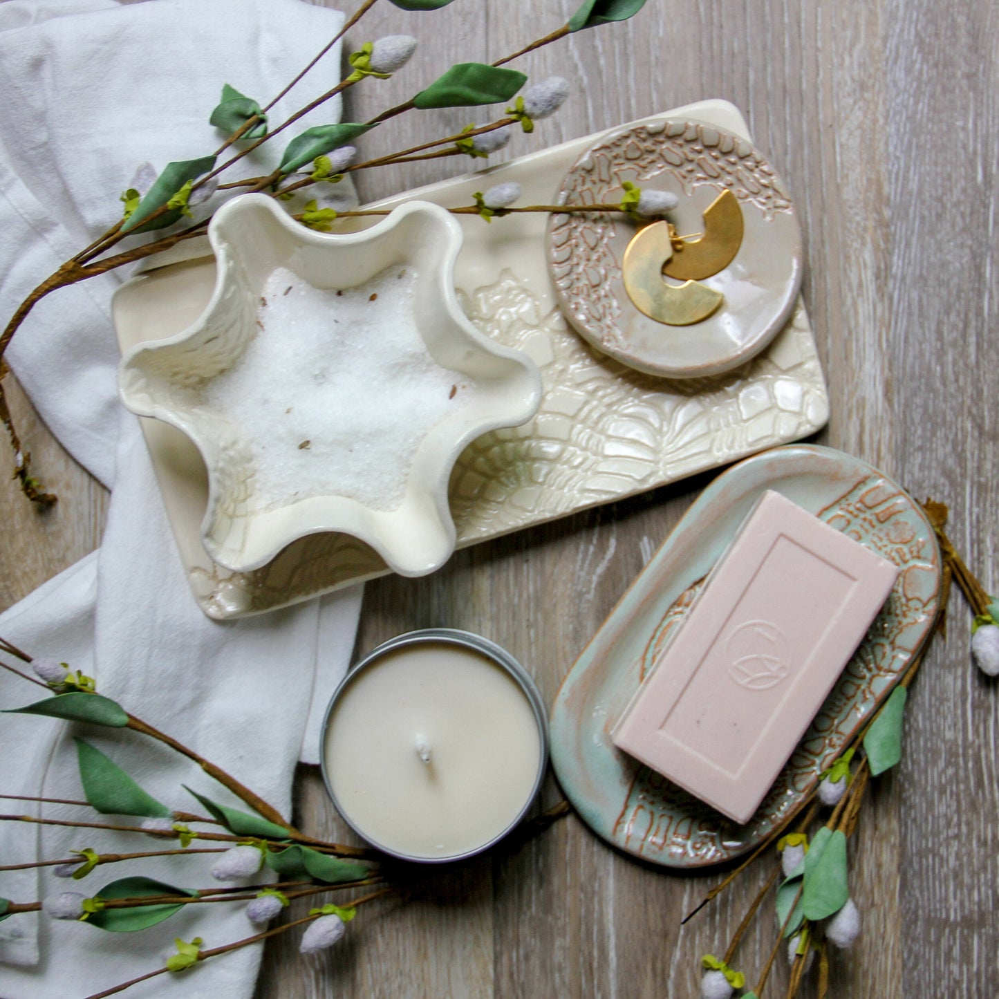 Ceramic Soap Dish - - Ceramic