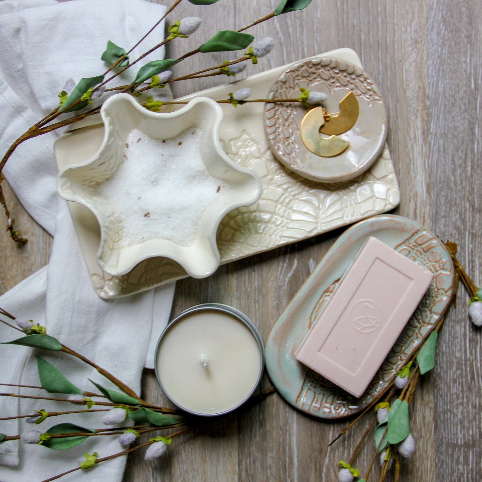 Ceramic Soap Dish - - Ceramic