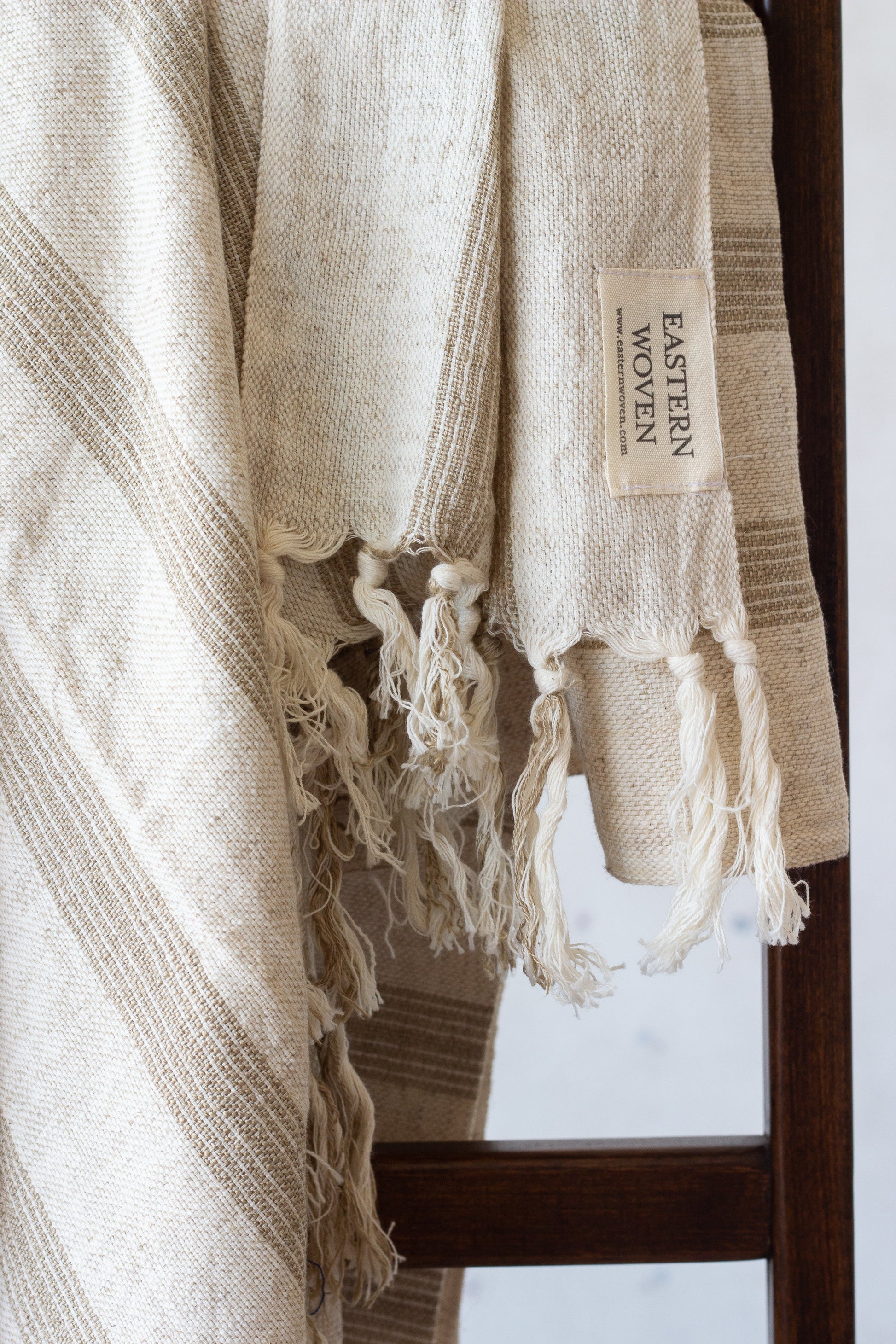 Ciragan Cotton Linen Towel - - Towels