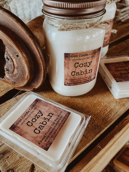 Cozy Cabin Candle - - Candles & Melts