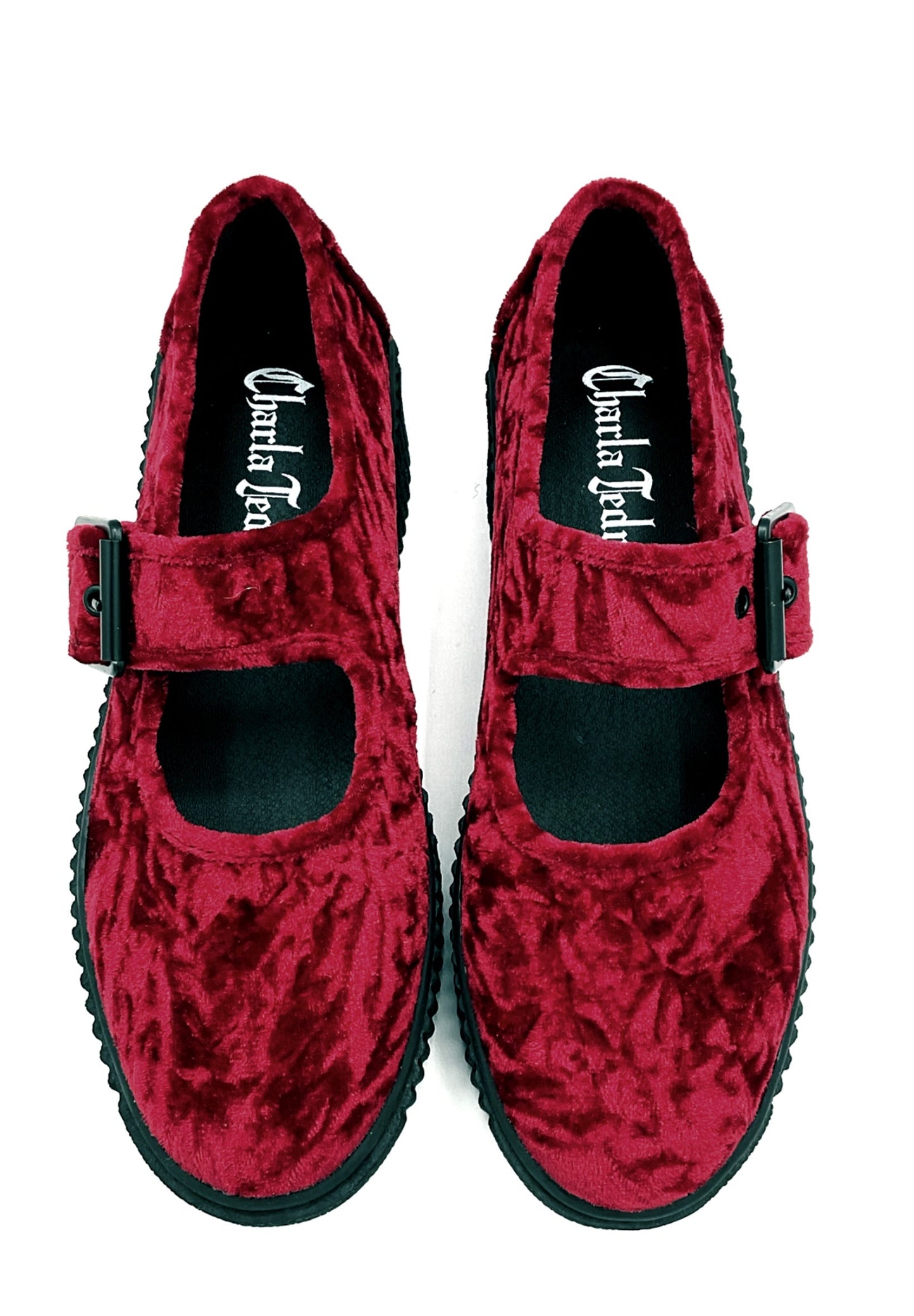 Velvet Crush Maryjane Sneaker - Oxblood - - Sneakers