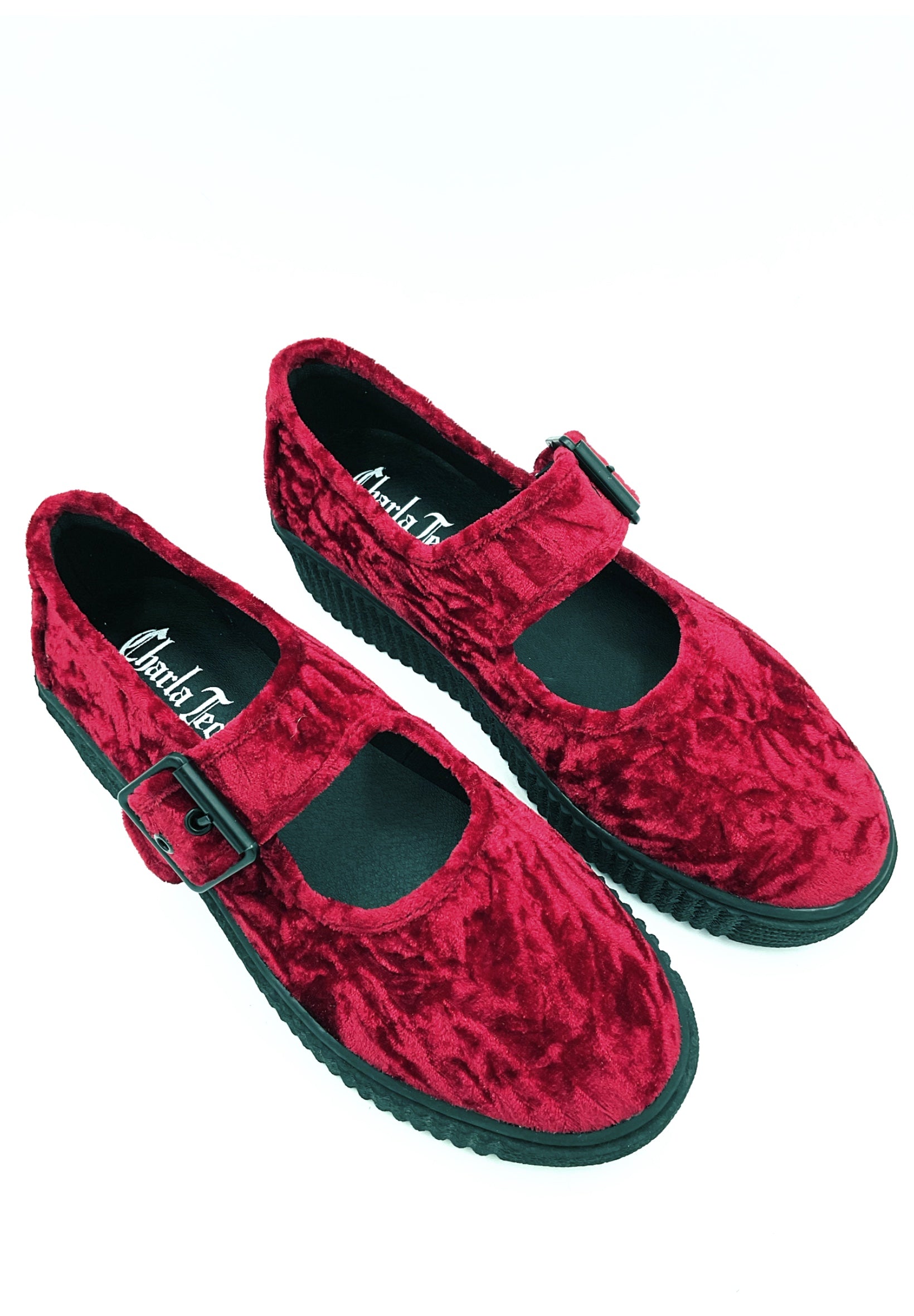 Velvet Crush Maryjane Sneaker - Oxblood - - Sneakers