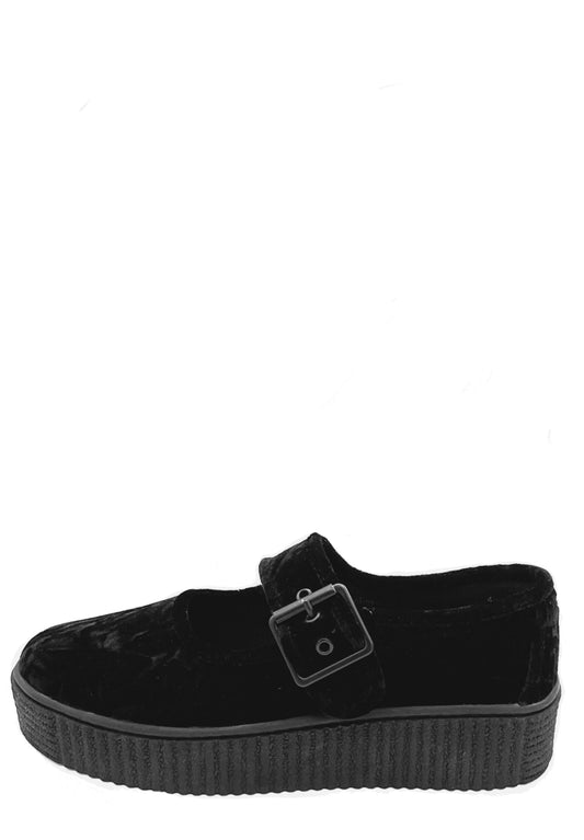 Velvet Crush Maryjane Sneaker - Black - - Sneakers