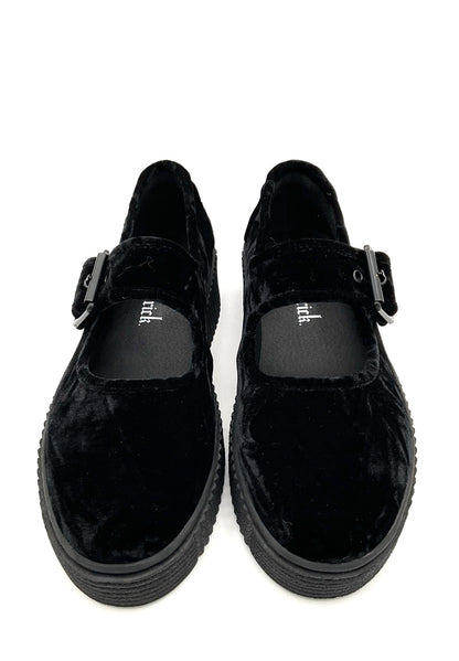 Velvet Crush Maryjane Sneaker - Black - - Sneakers
