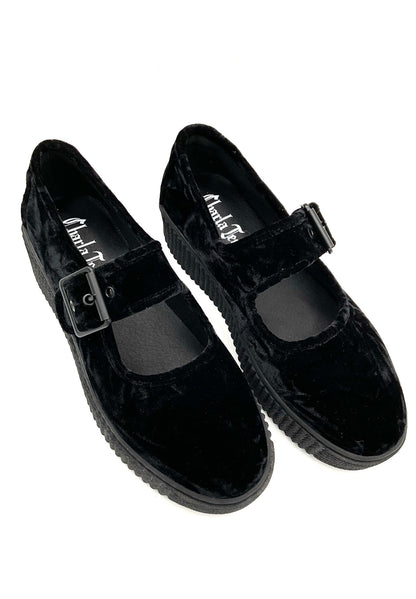 Velvet Crush Maryjane Sneaker - Black - - Sneakers