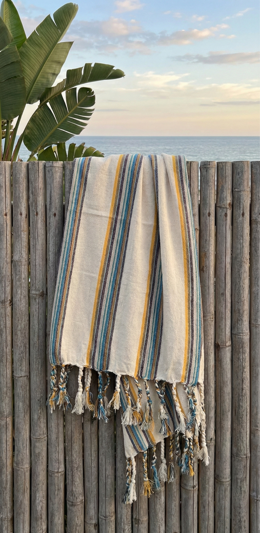Beykoz Cotton Linen Towel - - Towels