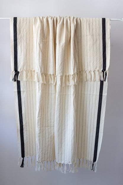 Drama Cotton Linen Towels - - Towels