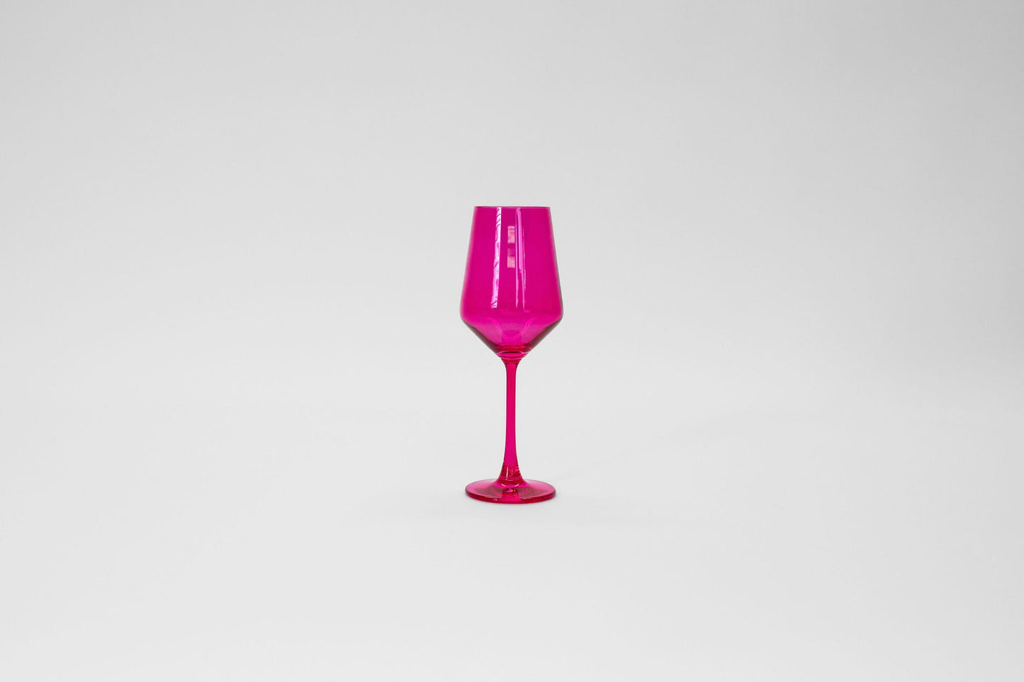 Hot Hot Pink - Stemless Colored Wine Glass - 1 Stemmed - Wine Glasses