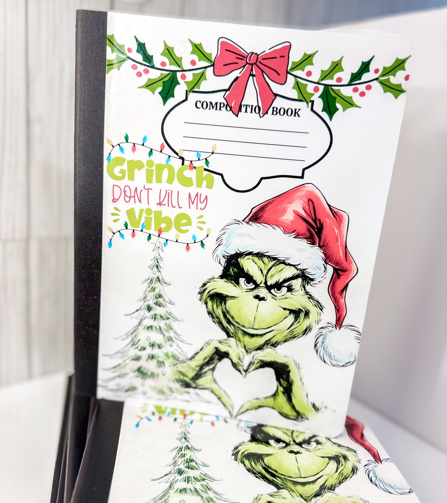 Grinchy Composition Notebook - - Journal