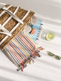 New Rainbow Cotton Linen Towel - Bath Beach Towel 37'' x 73'' (90 cm x 180 cm) - Towels