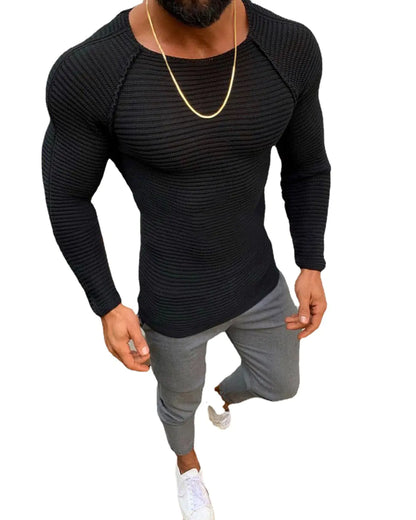 Men's Slim Fit Knit Sweater - Kia Day Design