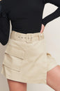 LETS GO FOR DRINKS WOVEN SKORT - TAN - SHORTS
