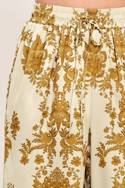 BAROQUE SUNSHINE WANDER WOVEN PANTS - - PANTS