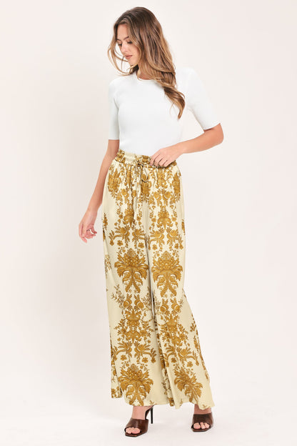 BAROQUE SUNSHINE WANDER WOVEN PANTS - - PANTS