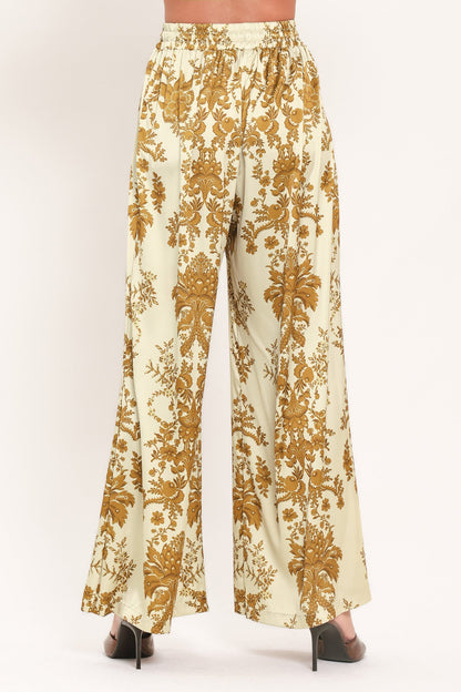 BAROQUE SUNSHINE WANDER WOVEN PANTS - - PANTS