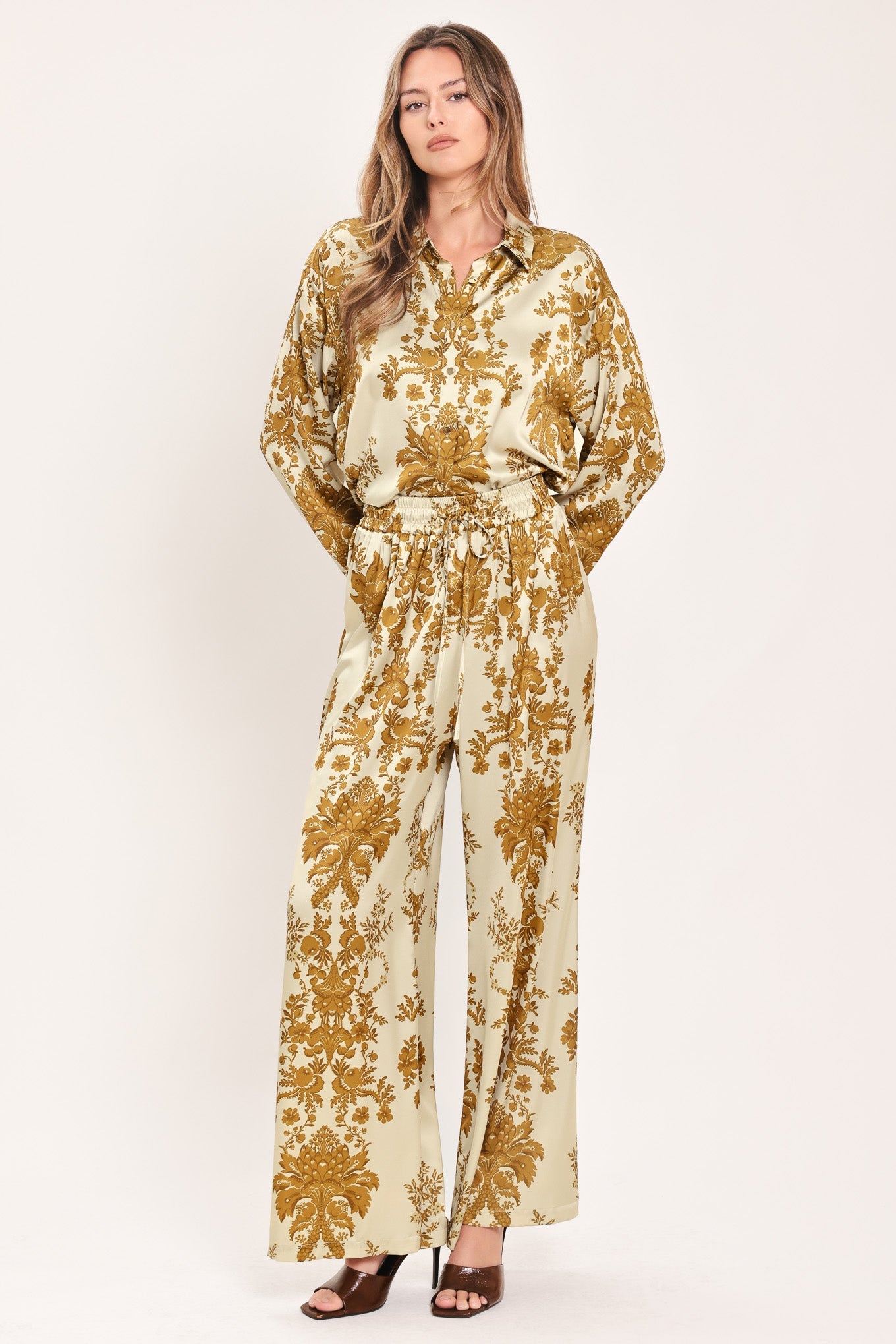 BAROQUE SUNSHINE WANDER WOVEN PANTS - - PANTS