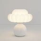 Cream Decorative Mushroom Table Lamp D White