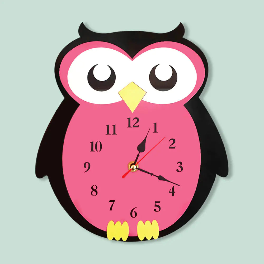Owl Wall Clock - - wall clock