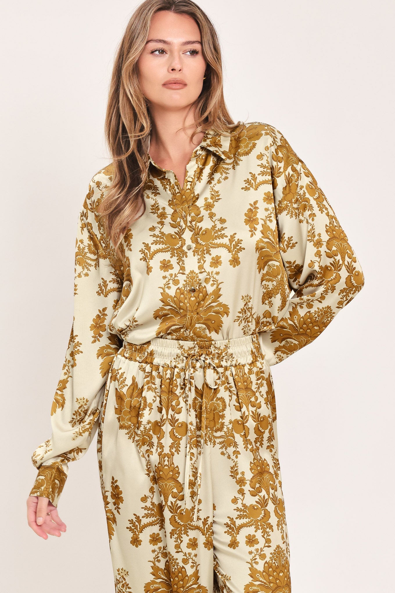 BAROQUE SUNSHINE WANDER WOVEN TOP - - TOPS