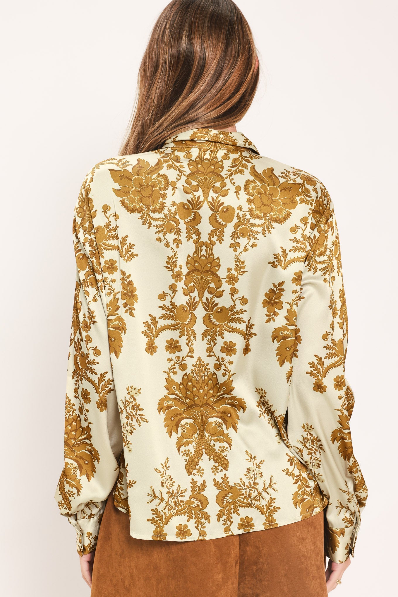 BAROQUE SUNSHINE WANDER WOVEN TOP - - TOPS