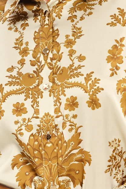BAROQUE SUNSHINE WANDER WOVEN TOP - - TOPS
