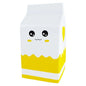 Squishy Animal Toys white yellow 10 CM