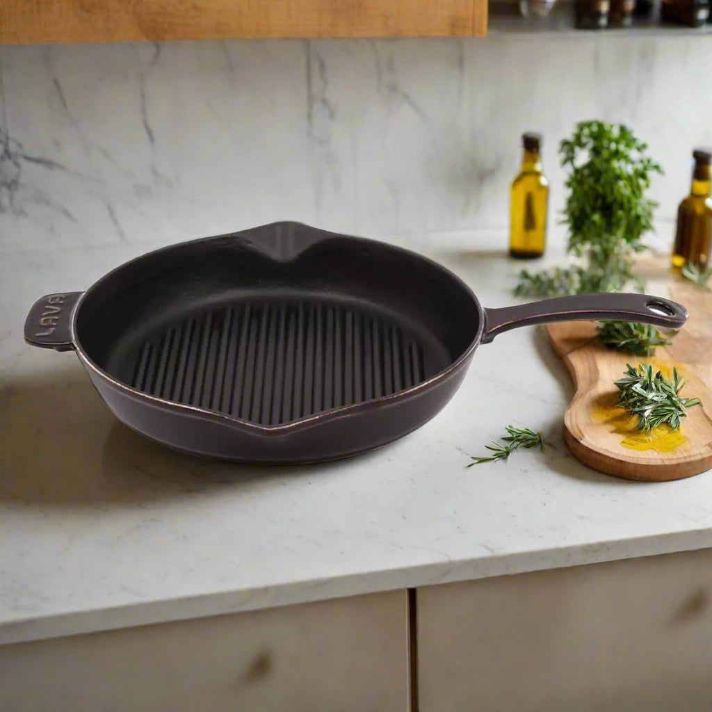 LAVA Premium Cast Iron Grill Pan