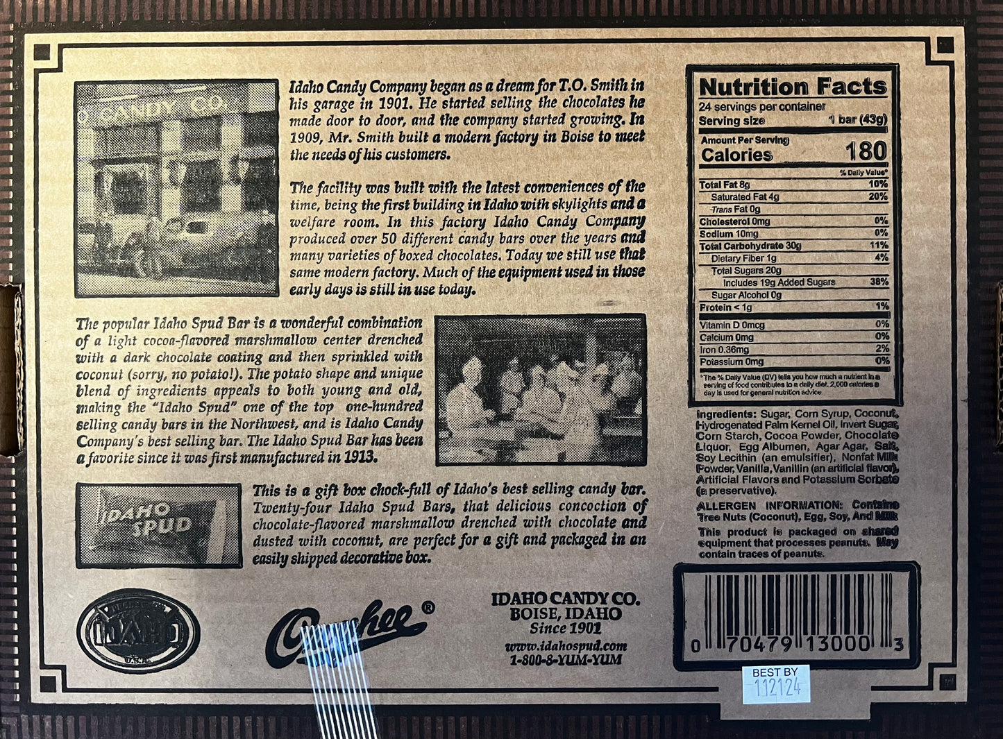 Idaho Spud Mailer - 24 Count- Idaho Candy Company- {{Product type}}