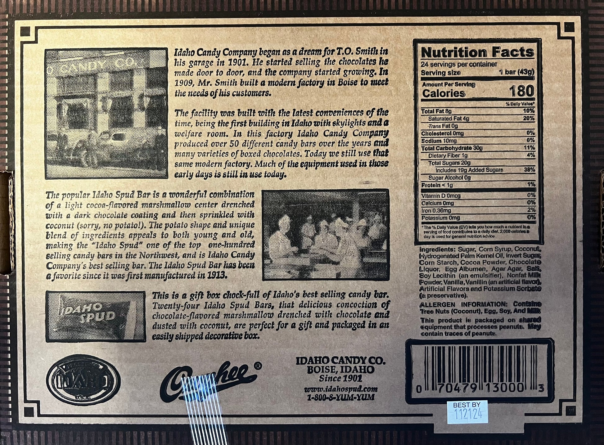 Idaho Spud Mailer - 24 Count- Idaho Candy Company- {{Product type}}