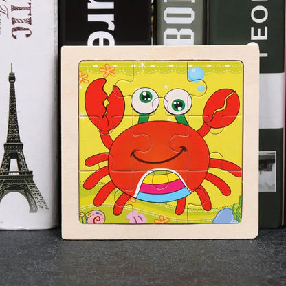 Kids Wooden 3D Puzzle - Kia Day Design
