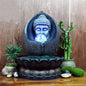 Indoor Running Water Fountains Handmade Buddha Statue Kia Day Design