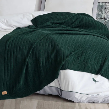 Hobby Double New Fancy Blanket Set - Green Kia Day Design