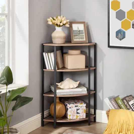 4-Tier Corner Shelf Multipurpose Stand - Kia Day Design