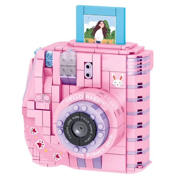 Retro Camera Building Blocks Toy