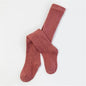 Solid Color Soft Knitted Baby Socks Red Small 0-1 years