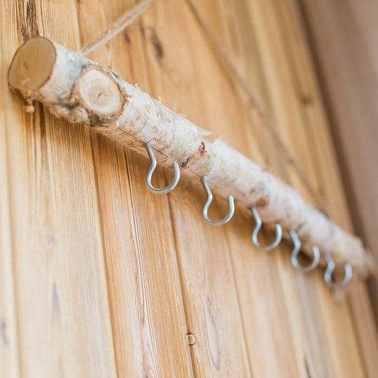 Birch Wood Craft Wall Hanger - - hanger