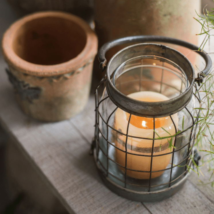 European Restoration Candle Holder - -