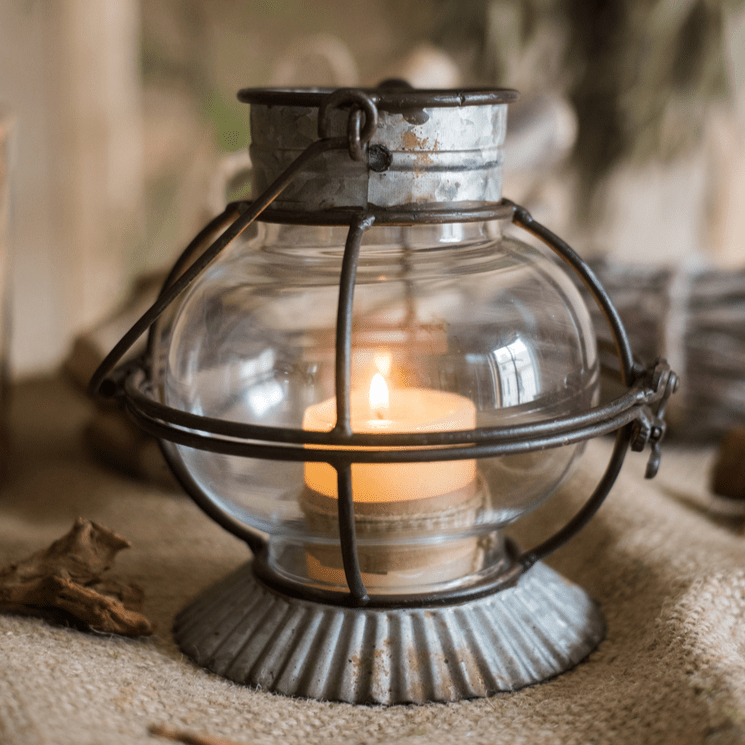 European Restoration Candle Holder - -