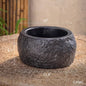 Mesa Cement Pot Planter - Black Large -