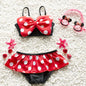 Baby Girls Swimsuit Red