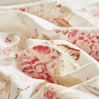 DaDa Bedding Hint of Mint Floral Cotton Flat Sheet Set - - Sheet Sets