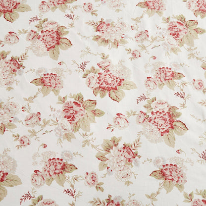 DaDa Bedding Hint of Mint Floral Cotton Fitted Sheet Set - - Sheet Sets