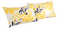 Tache Microfiber Watercolor Tropical Floral Yellow Blue Pillowcase - 20 x 30 - Pillowcase