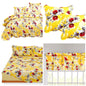 DaDa Bedding Sunshine Yellow Hummingbird Floral Bed in a Bag Set - California King - Bedspreads