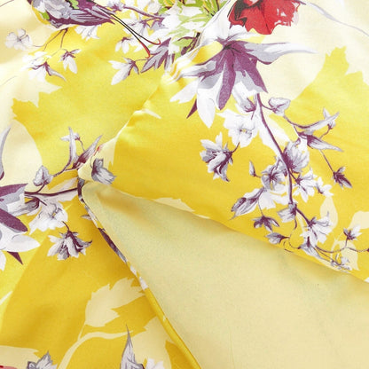 DaDa Bedding Yellow Hummingbird Duvet Cover, Sheets & Valance Set - - Duvet Covers