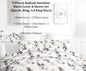 DaDa Bedding Yellow Hummingbird Duvet Cover, Sheets & Valance Set - Cal King - Duvet Covers