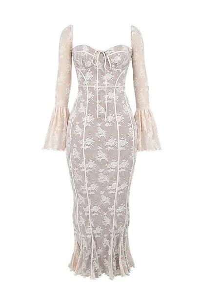 Lace Backless Slim Outfits Kia Day Design