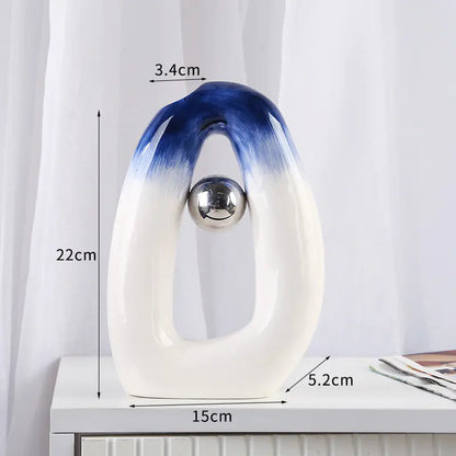 Decorative Shaped Ceramic Vases - Kia Day Design