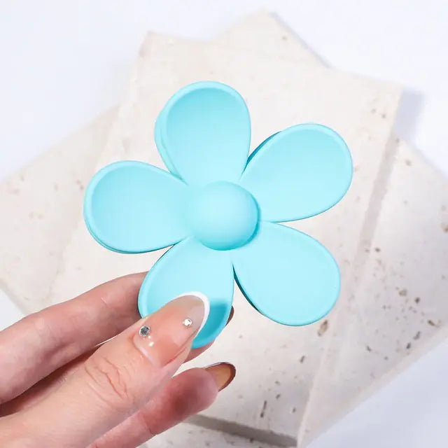 Flower Shape Hair Claw Clip